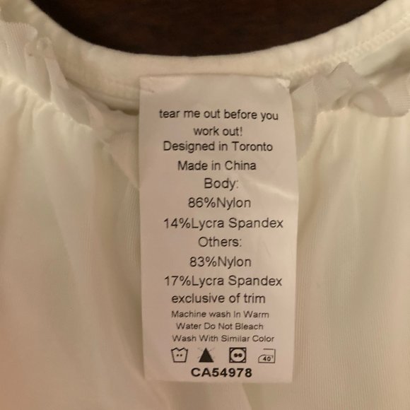 BNWT TITIKA Power Mesh T - Picture 4 of 4